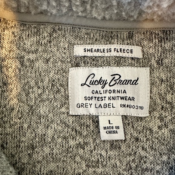 Lucky‎ Brand | Men’s LG | Sherpa Pullover - Picture 2 of 3